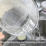 Stainless Steel Splatter Screen Mesh Pot Lid Cover Oil Frying Pan Lid for Cooking Specialty Tools Silver